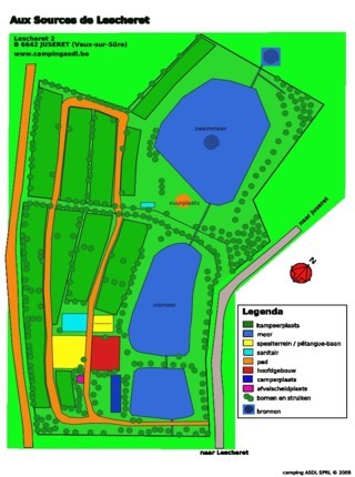 Plattegrond Camping ASDL